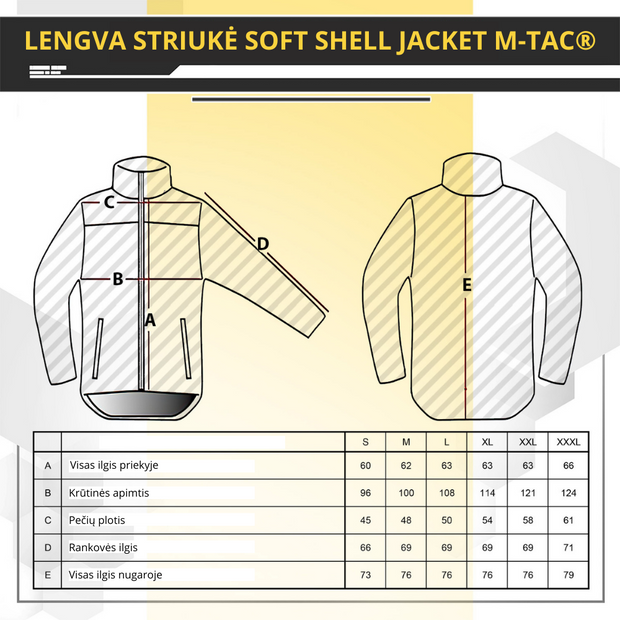 Lengva striukė Soft Shell Jacket M-TAC®