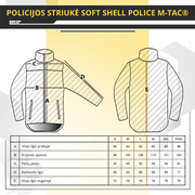 Policijos striukė Soft Shell Police M-TAC®