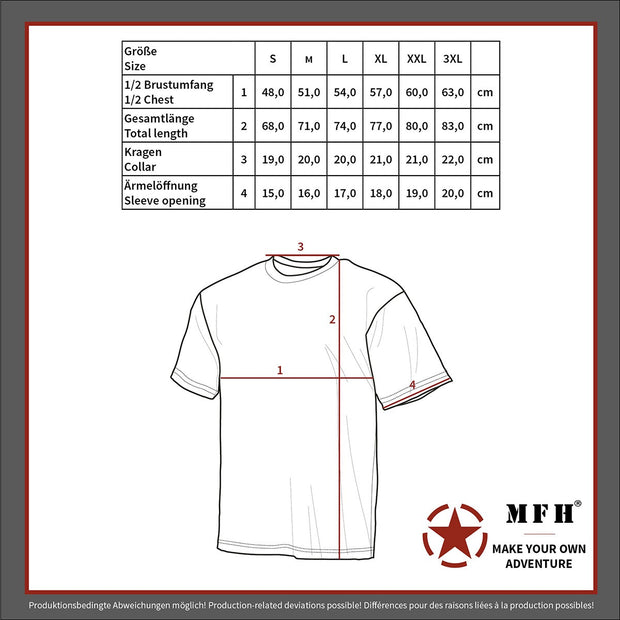 Kariški marškinėliai Army 140 g/m² MFH®