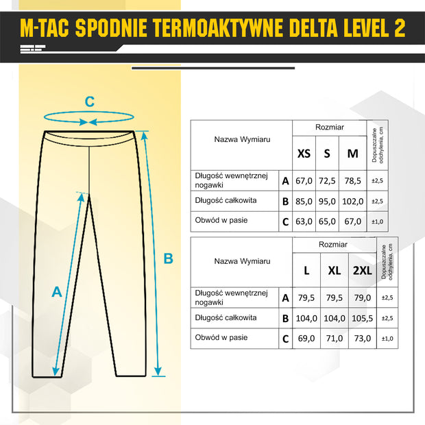 Termo kelnės Delta Level 2 Army M-TAC®